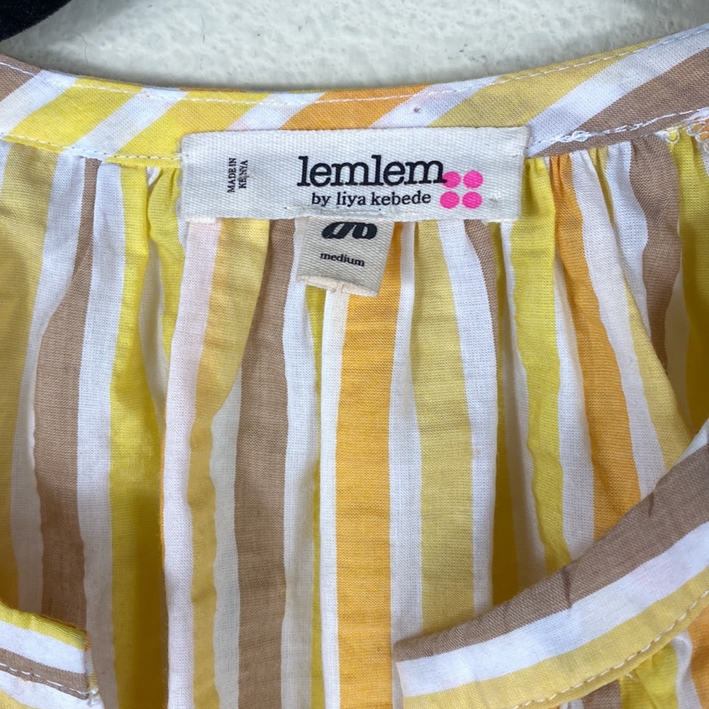 LemLem Bahiri Yellow Sunshine Dress. Size M. - Picture 6 of 7